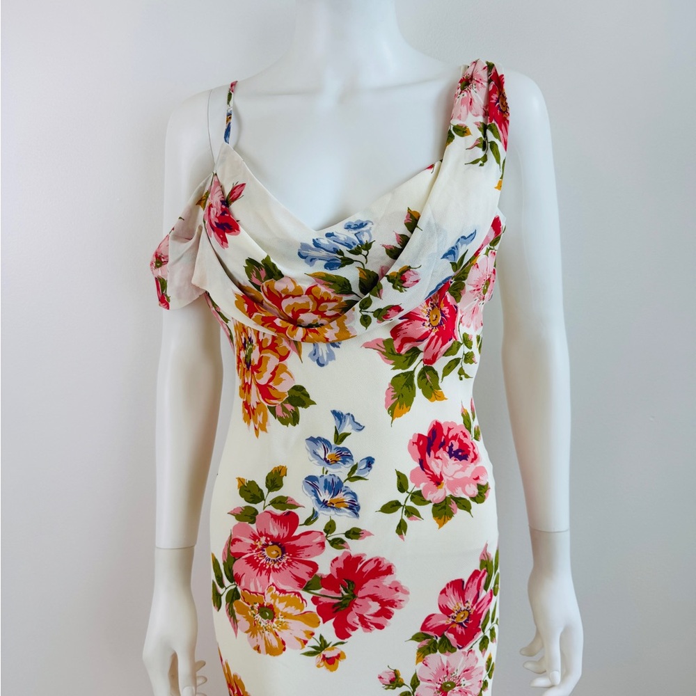 Reformation Floral Cowl Neck Maxi Dress - Picture 4 of 9